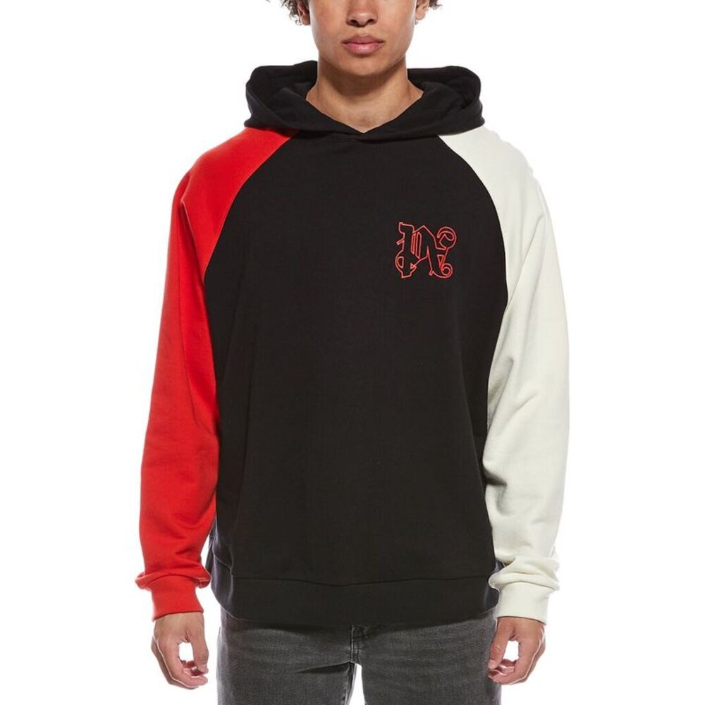 Palm Angels Mens  Hooded Sweatshirt, Black